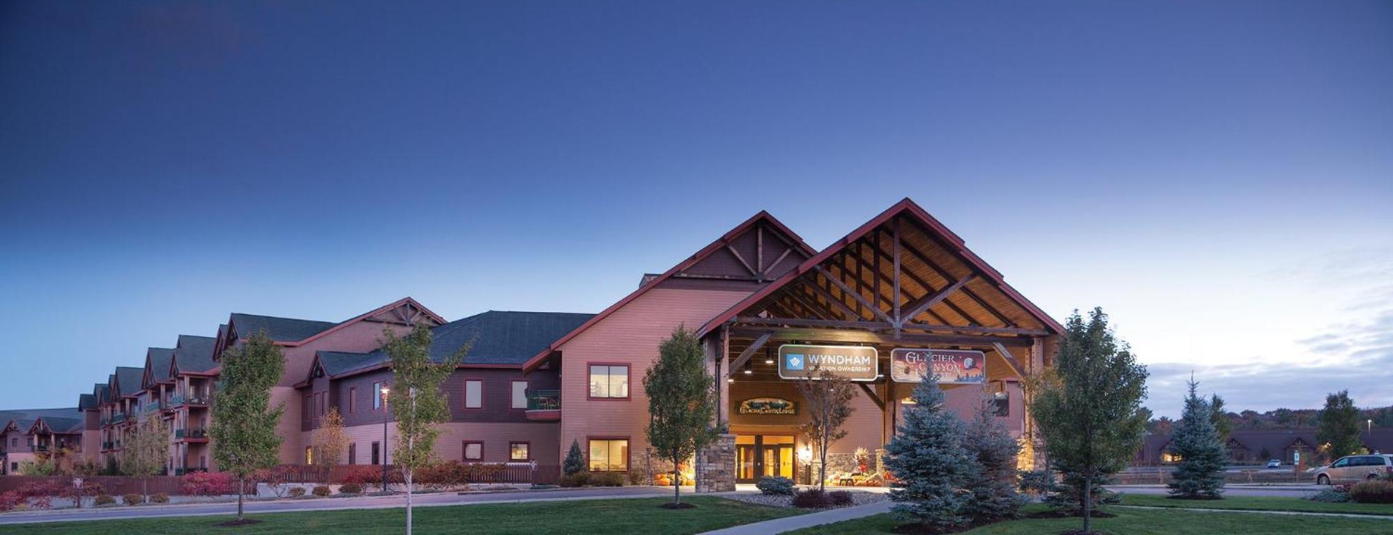 Club Wyndham Glacier Canyon Lake Delton Exterior foto