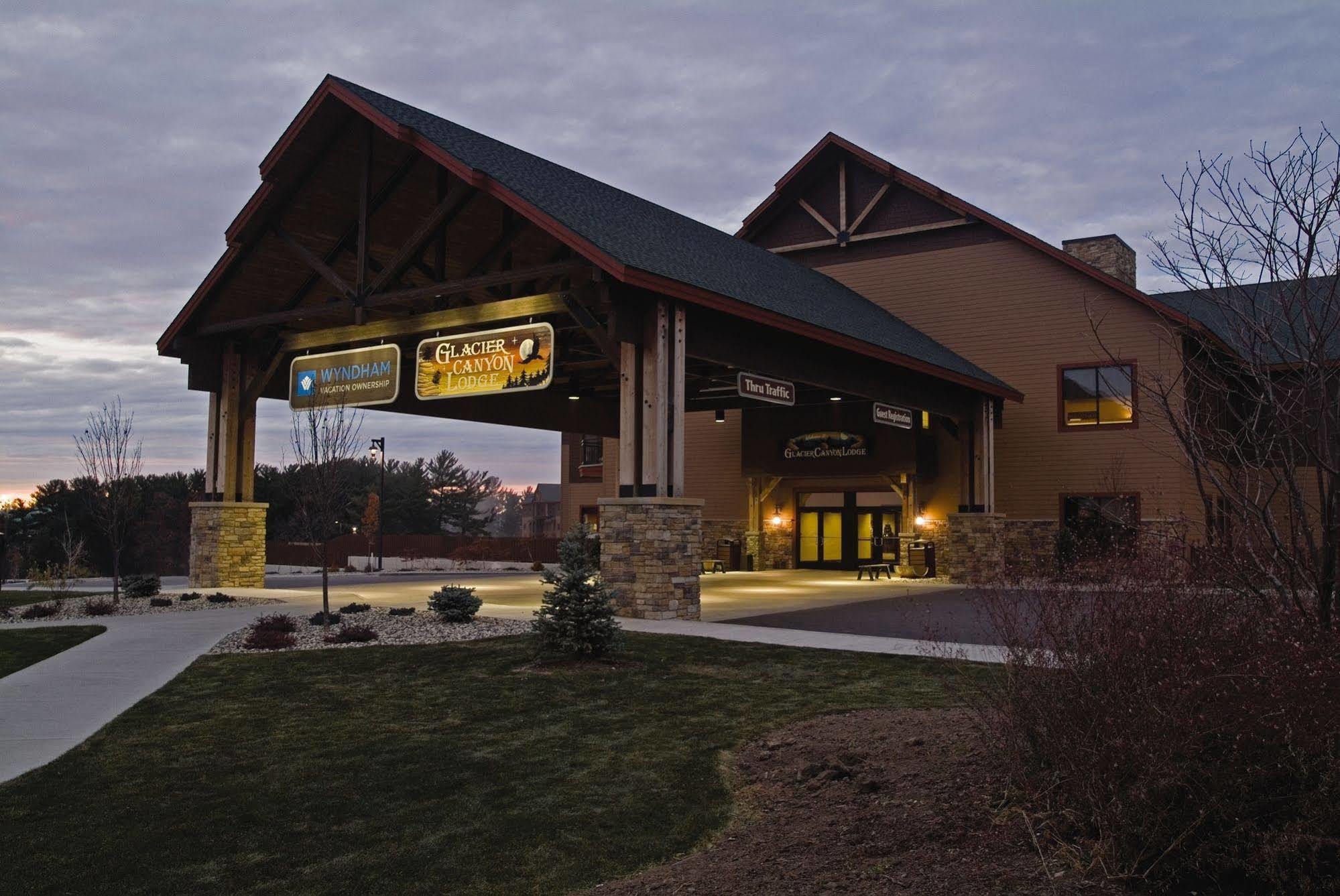 Club Wyndham Glacier Canyon Lake Delton Exterior foto